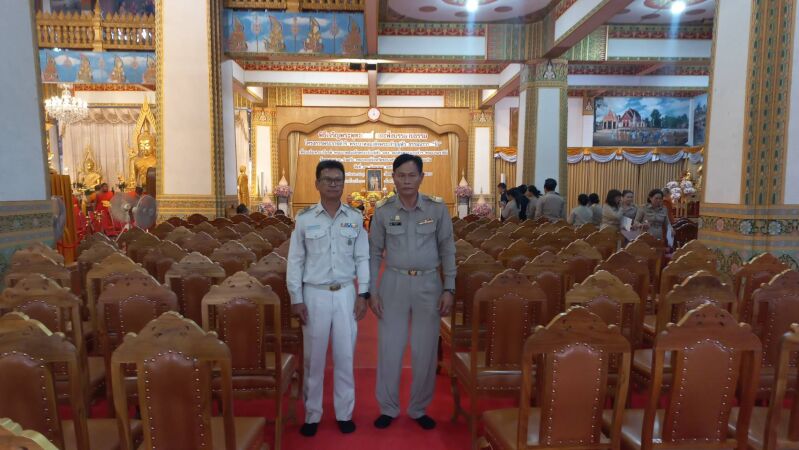 ร่วมพิธีเจริญพระพุทธมนต์เฉลิมพระเกียรติ โครงการพระราชดำริ “ธรรมนาวา วัง”