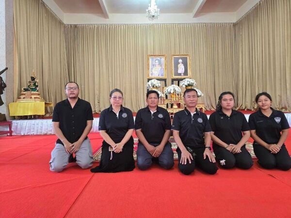 สำนักงานทางหลวงที่ 7 ร่วมพิธีสวดพระพุทธมนต์และเจริญจิตตภาวนาอุทิศถวายพระราชกุศล